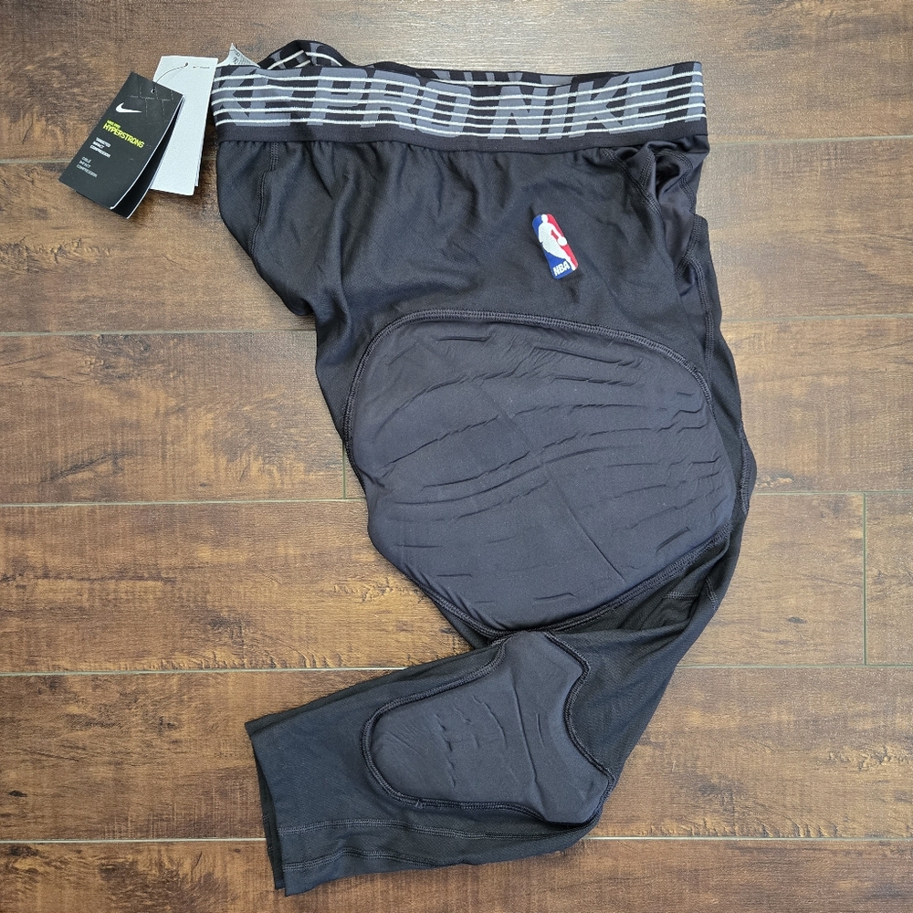 Nike Pro Hyperstrong NBA Basketball Padded Training 3/4 Pants Compression NWT XL